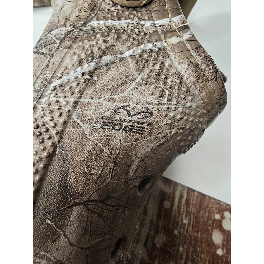 Crocs Classic Lined Clog RealTree Edge Camo Brown Faux Fur Fleece Men 7 Women 9